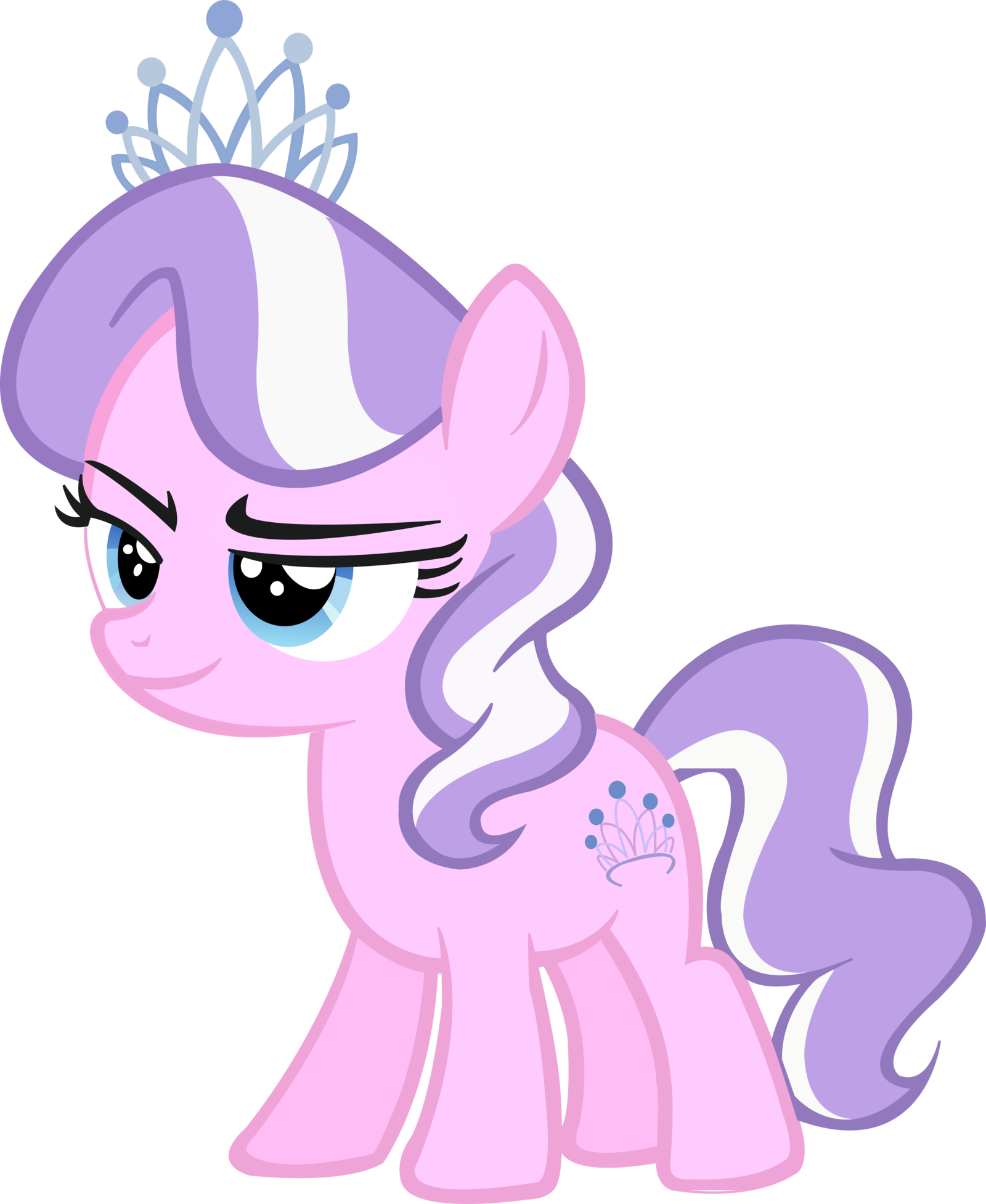 Diamond Tiara Vector - Mlp Fim Diamond Tiara (1600x1953)