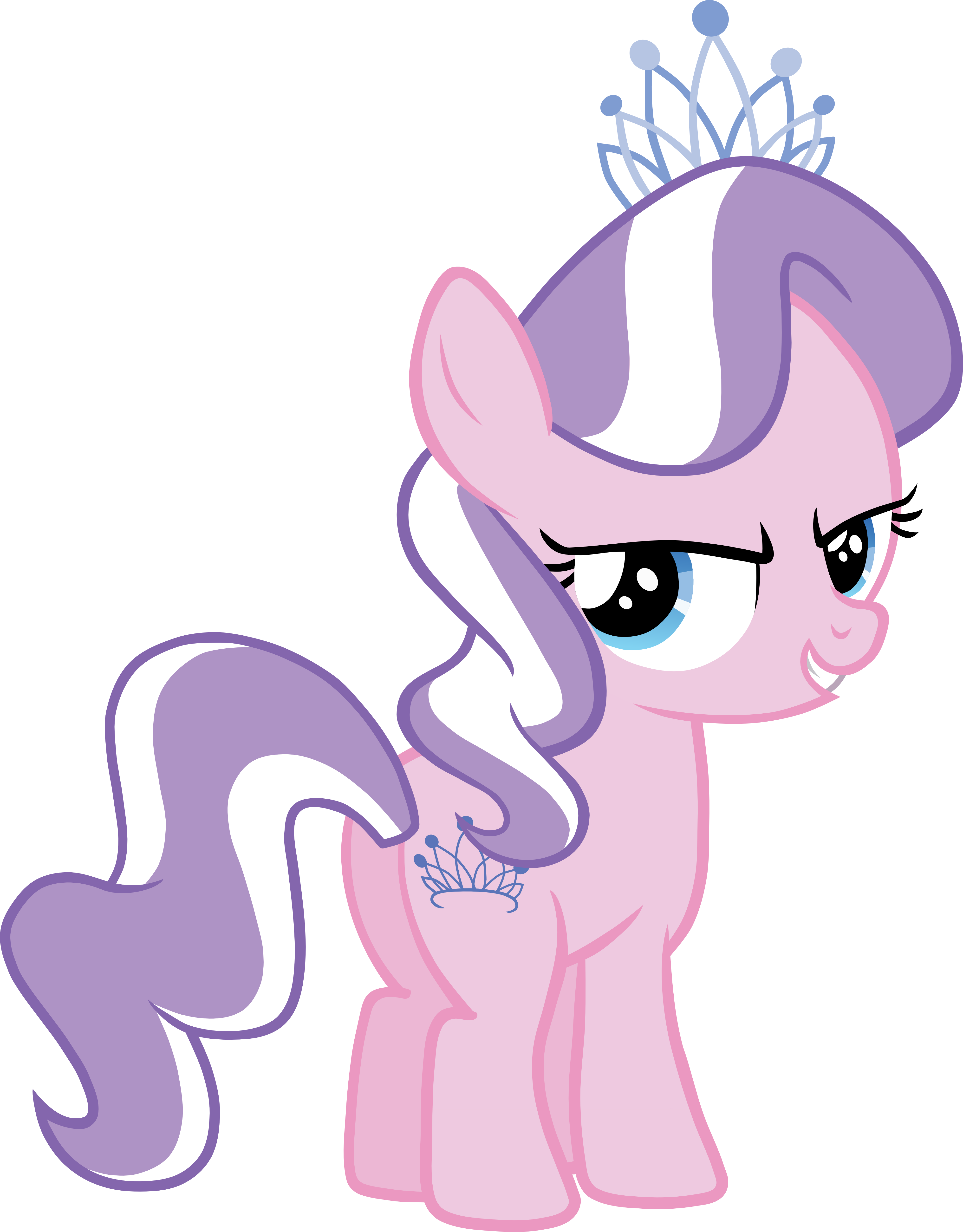 Diamond Tiara Vector By Scrimpeh On Deviantart - Diamond Tiara My Little Pony (4000x5117)
