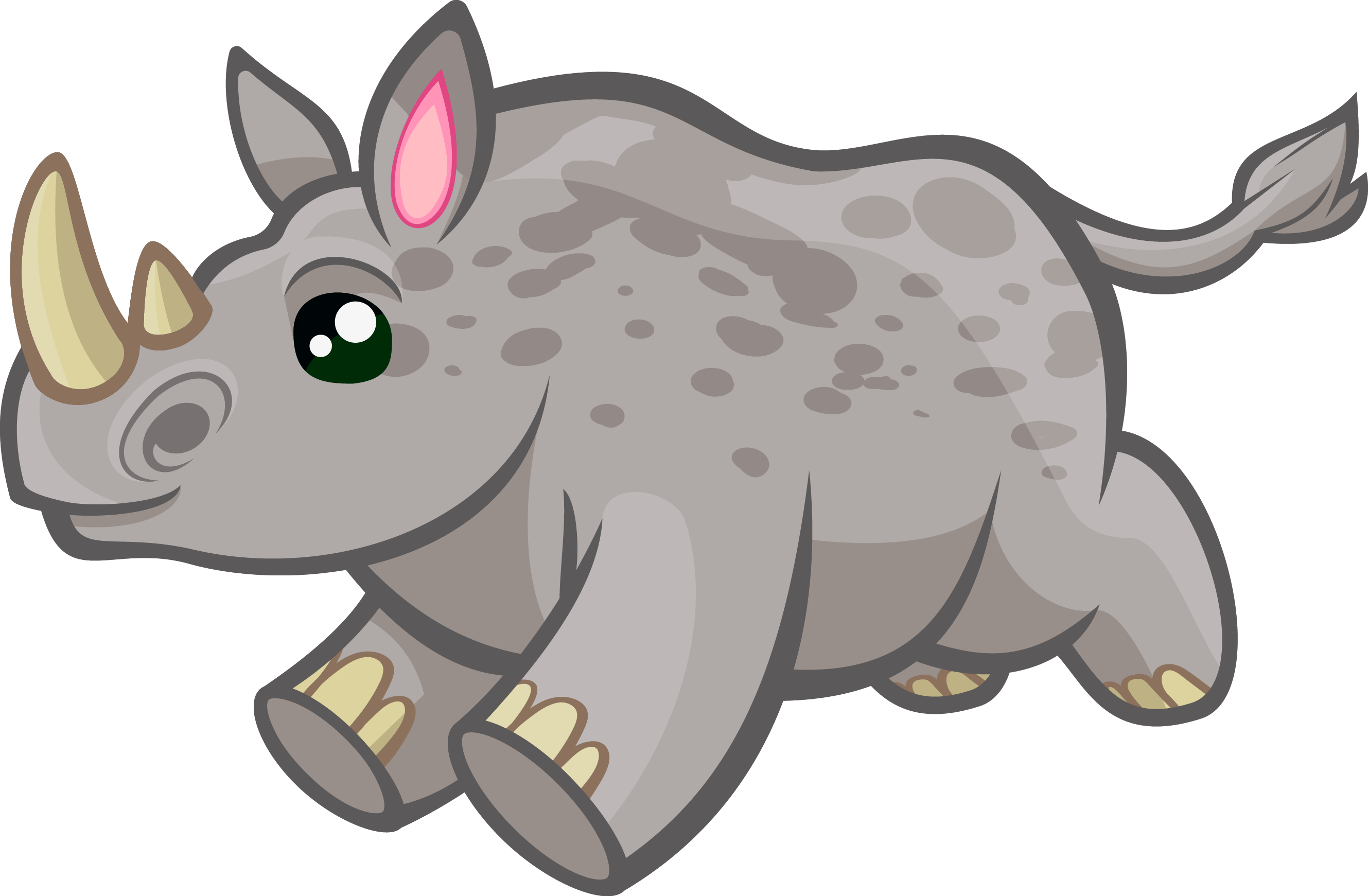 Rhinoceros Free Content Clip Art - Rhinoceros Free Content Clip Art (2658x1741)