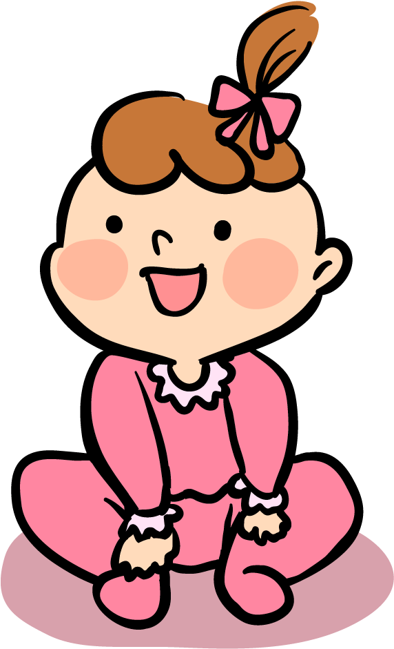 Infant Euclidean Vector Cartoon Illustration - Baby Girl Cartoon Png (1667x1667)