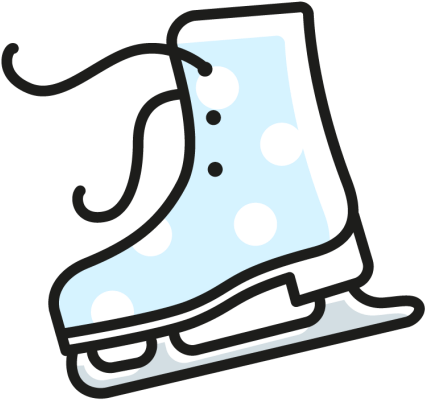 Icône De La Glace, Patins A Glace, Sport, Hiver, C - Figure Skate (512x512)