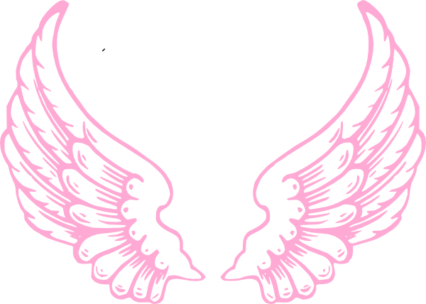 Angel Wings Wing Clip Art Free Vector In Open Office - Cute Angel Wings Png (600x428)