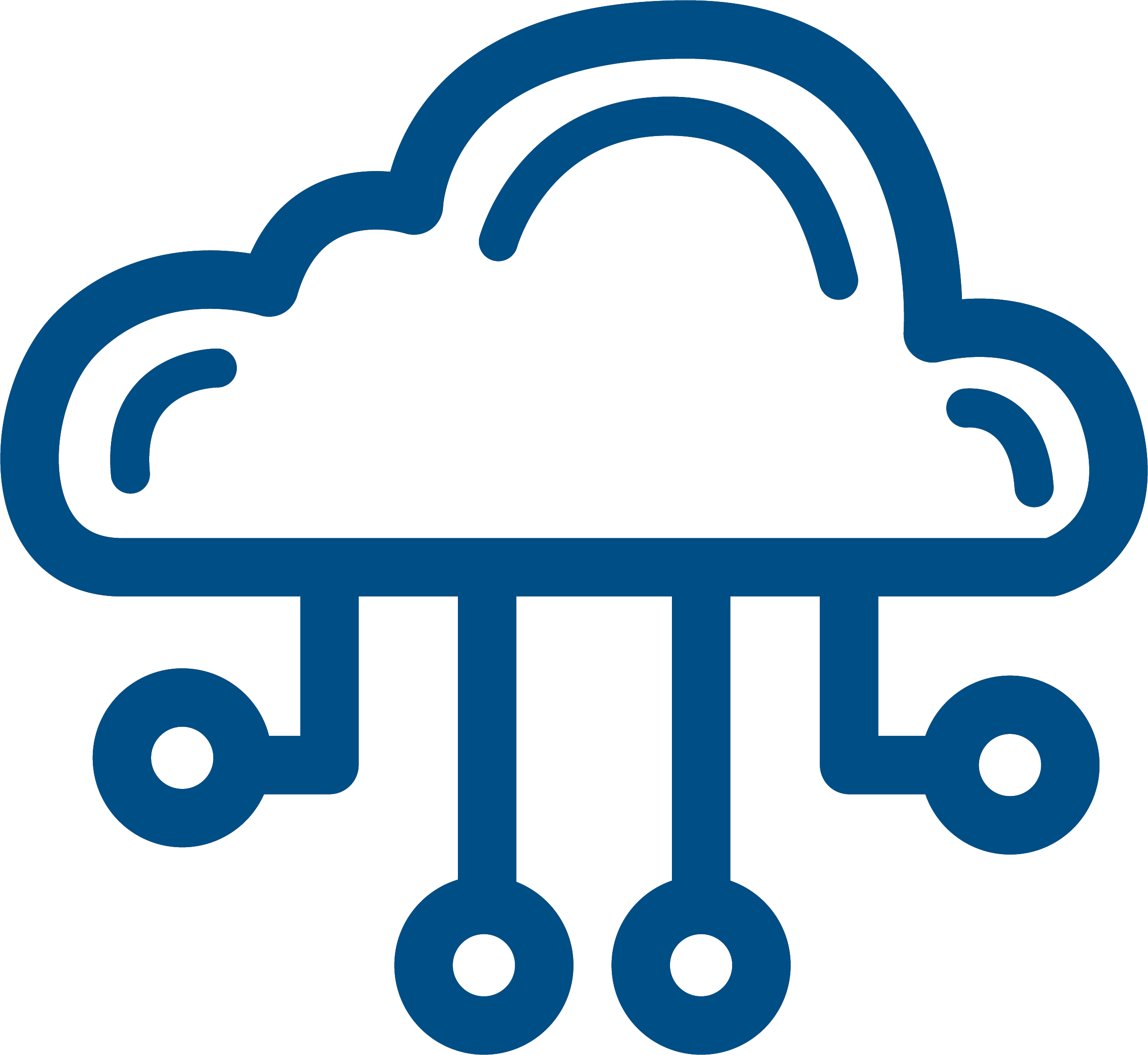 Conversion Triggers - Cloud Computing Icon Png White (2462x2264)