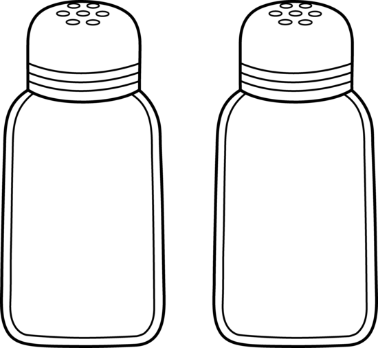 Salt - Clipart - Salt Shaker Clip Art (550x507)