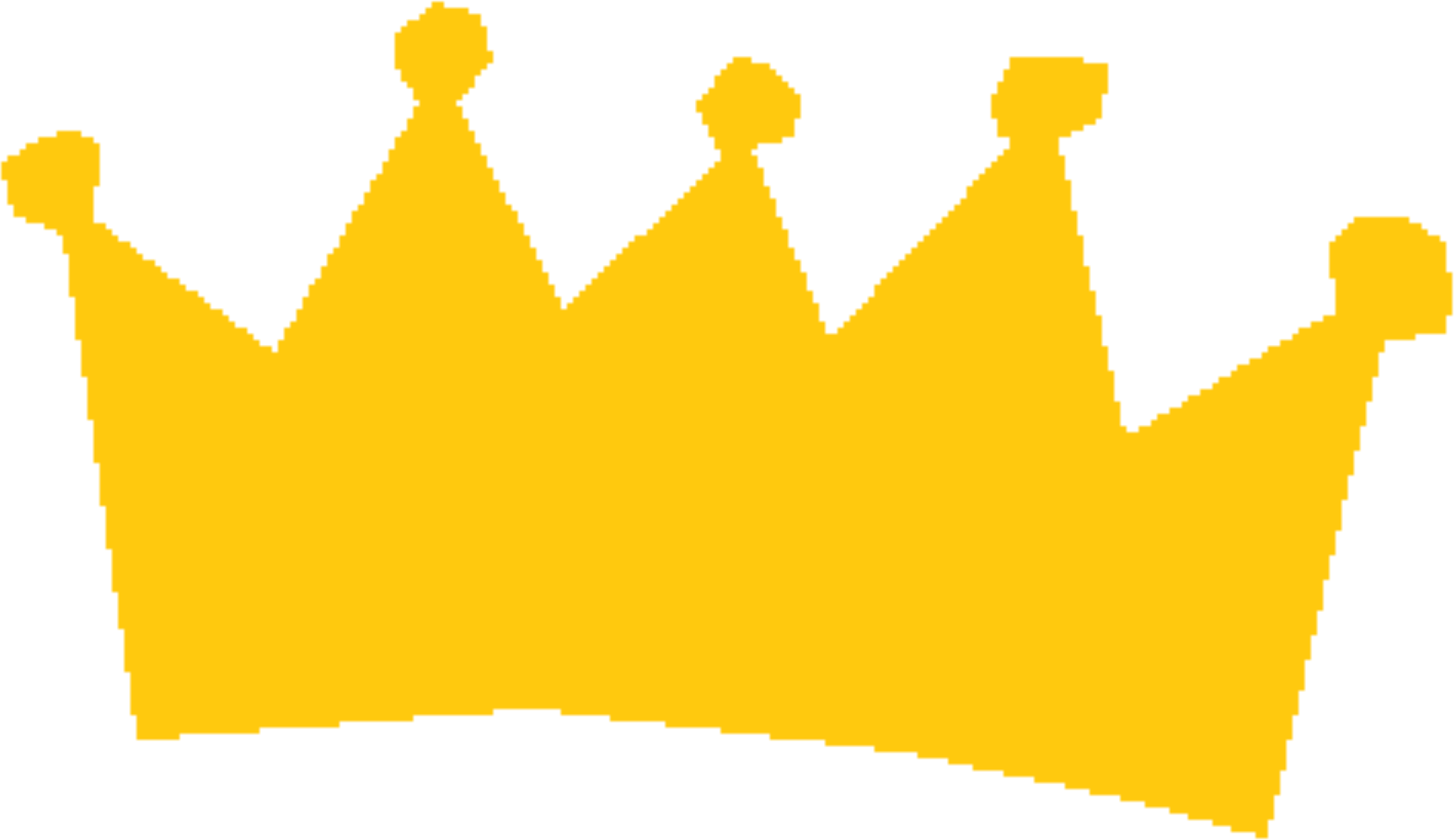 Simple Crown Clipart - Silhouette (2239x1293)