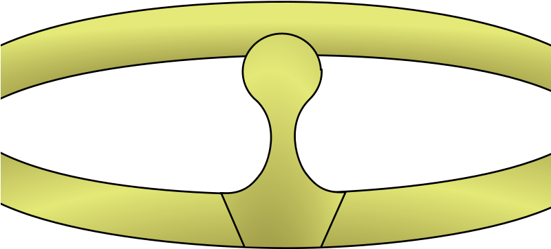 Free Simple Crown With One R 01 - Circle (800x797)