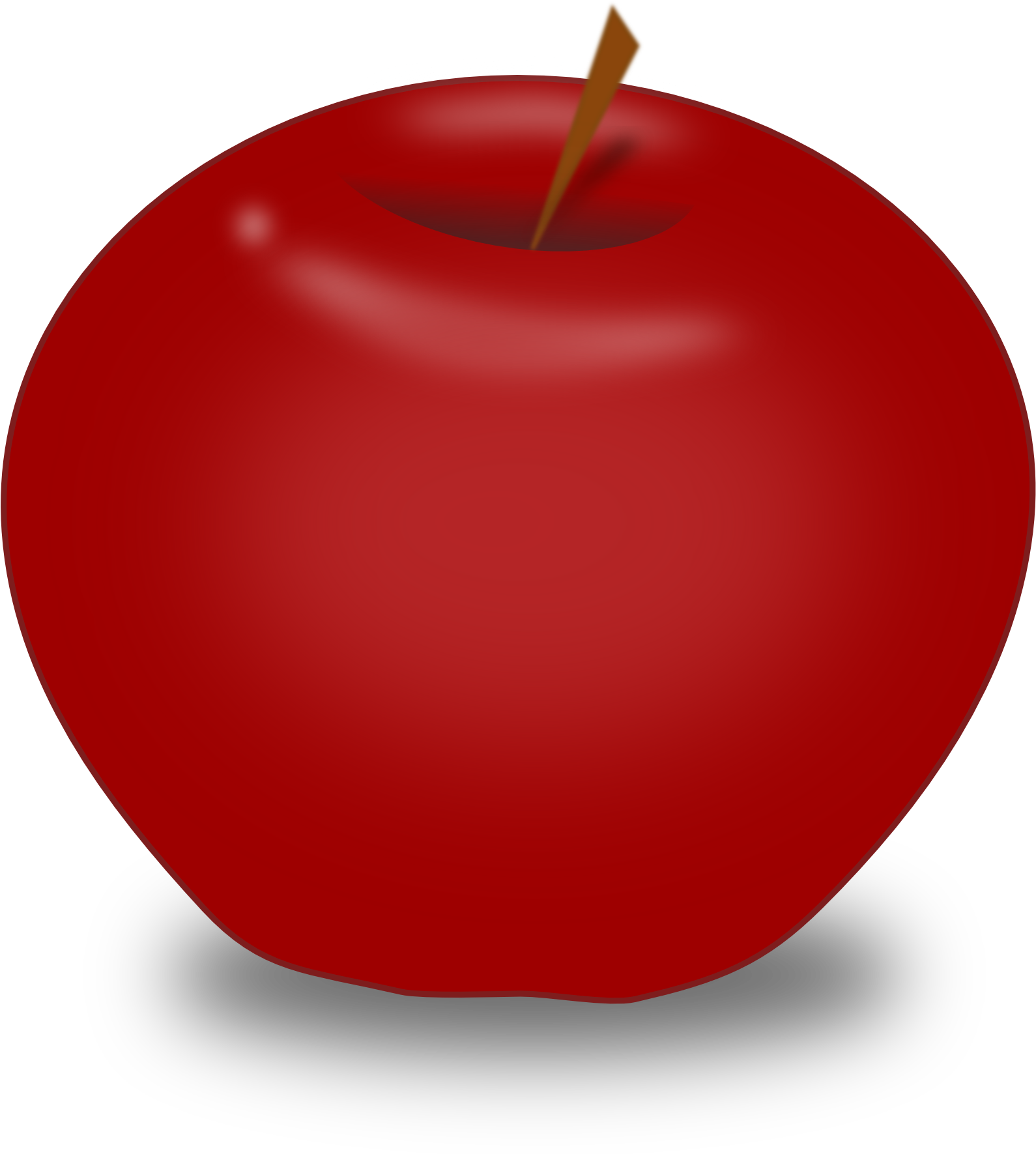 Red Apple Clip Art No Background Download - Red Apple Design (1979x2799)