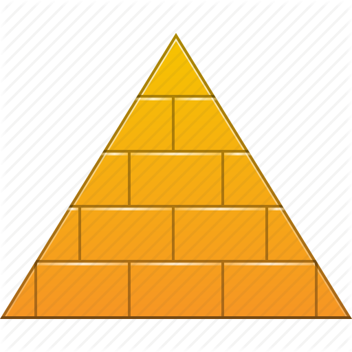 Brick Pyramide - Pyramid Cartoon 2d (512x512)