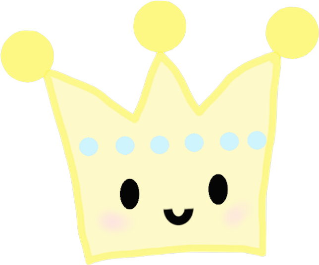 Cute Cartoon Crown - Cute Icons Without Background (770x564)
