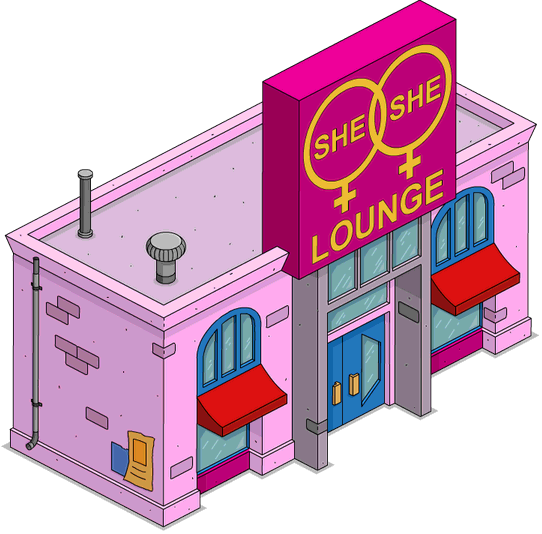 Love Is In The Air In Springfield And This Time It's - She She Lounge Simpsons (542x534)