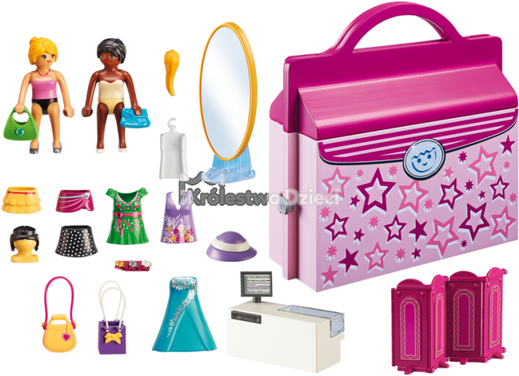 Playmobil - Dollhouse - Przenośny Butik - - Playmobil Fashion Boutique (800x800)