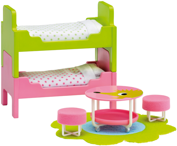 Småland Barnerom - Lundby 1:18 Scale Dolls House Smaland Childrens Room (665x515)