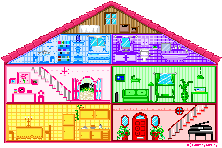 Pixel Doll House By Annortha On Deviantart - Pixel Doll House By Annortha On Deviantart (434x289)