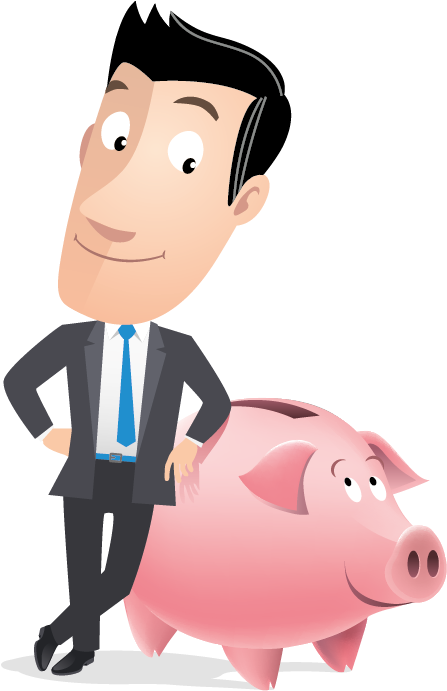 Comment Placer La Trésorerie De Son Entreprise - Cartoon (526x690)