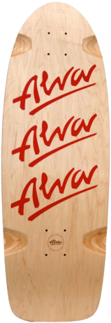 Alva Skates Tri Logo Red Reissue 1979 Old School Deck - Alva Skates Nm Ditch Skateboard Sticker - Yellow - (286x480)