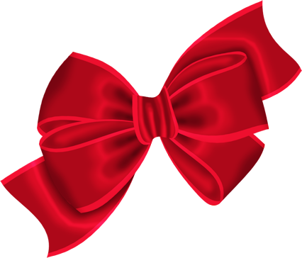 Скрап-набор - Noeud Rouge Noel Png (426x364)