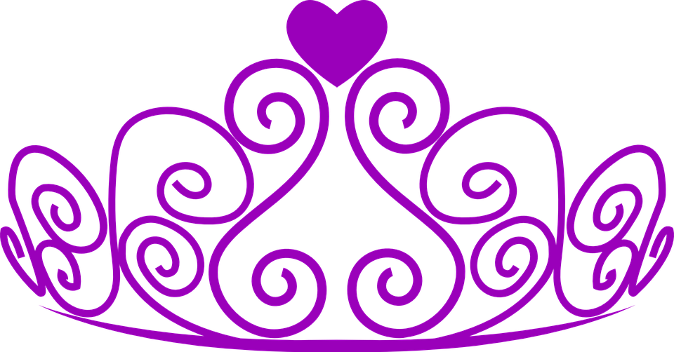 Purple Crown Cliparts 8, - Tiara Clipart (960x502)