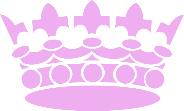 Pink Crown Clip Art At Clker - Kral Tacı Emoji Png (600x362)
