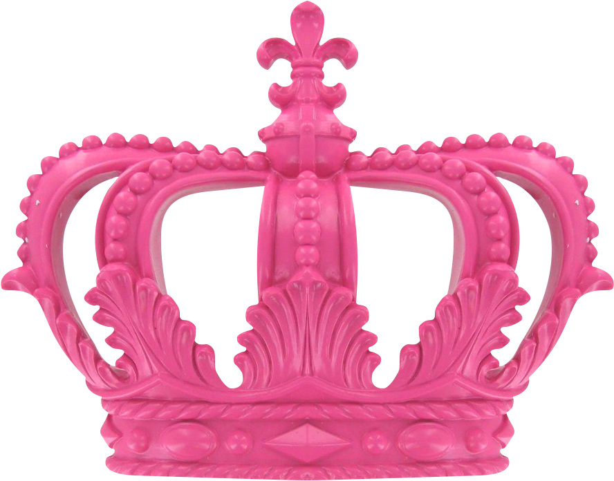 Crown Pink Wall Decal Interior Design Services - Pink Crown (922x722)