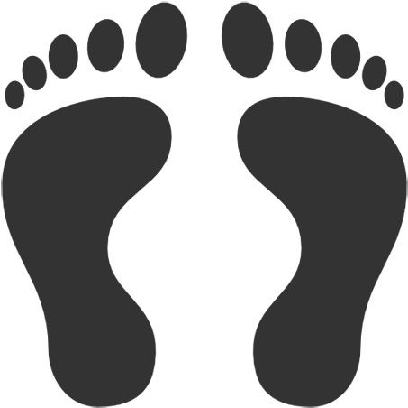 Png - Ico - Human Footprint Png (512x512)
