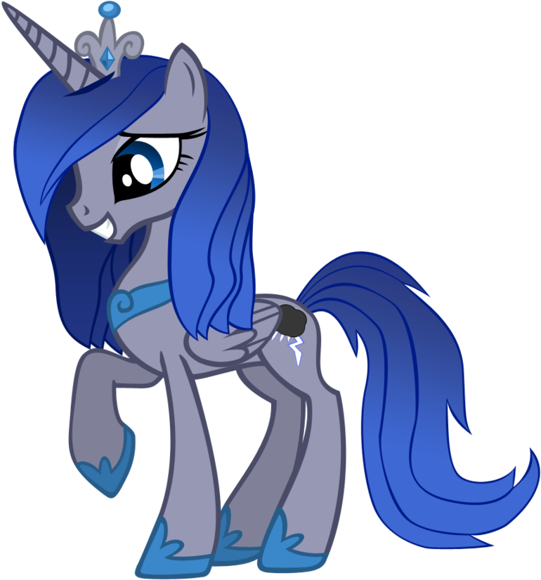 Happy Princess Aura By Scisohaelora - Mariloponey Princesa Luna (900x830)