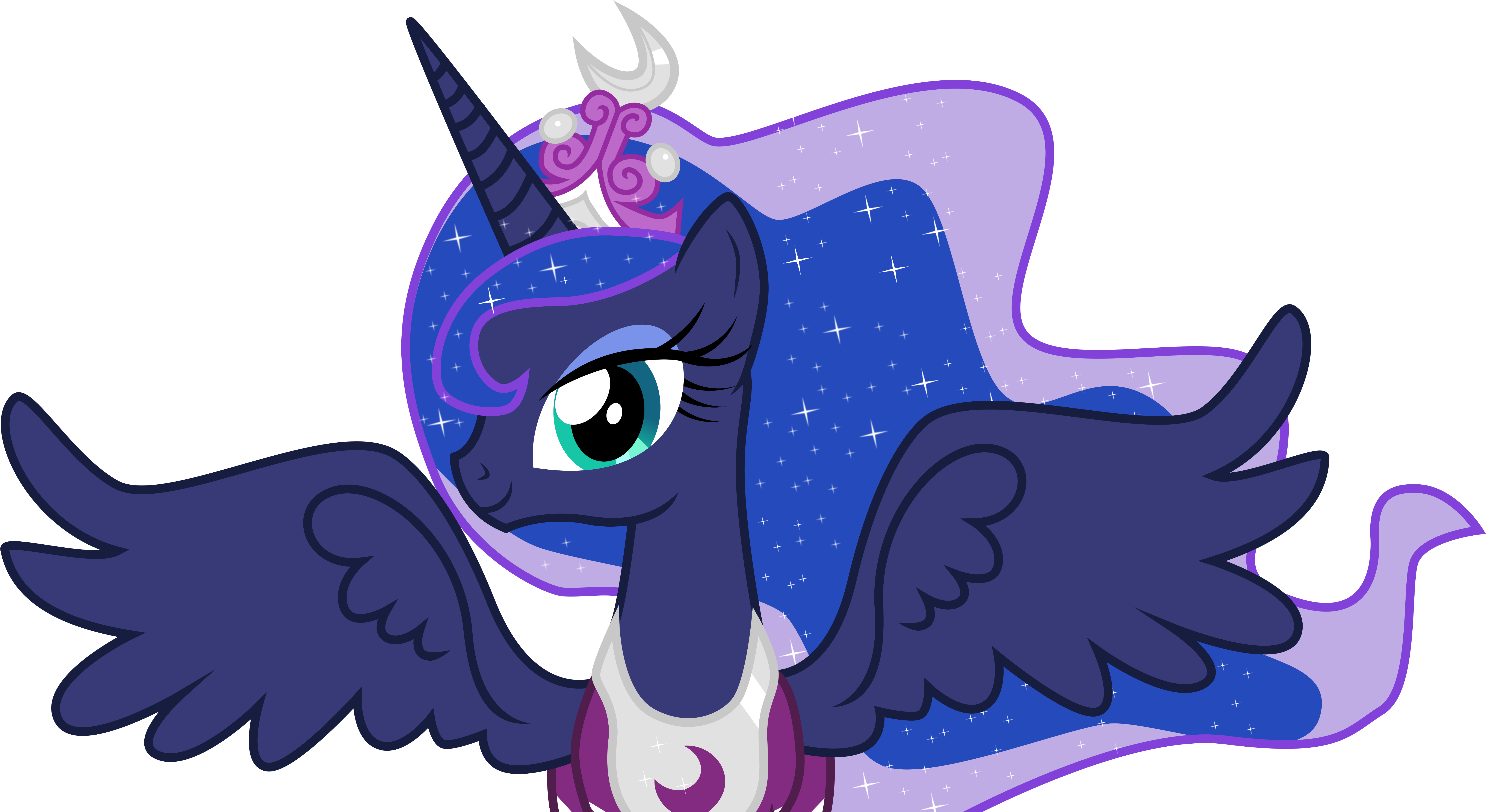 Luna Coronation Day Dress By Technicallylegal Luna - Princess Luna Coronation Dress (7000x3826)