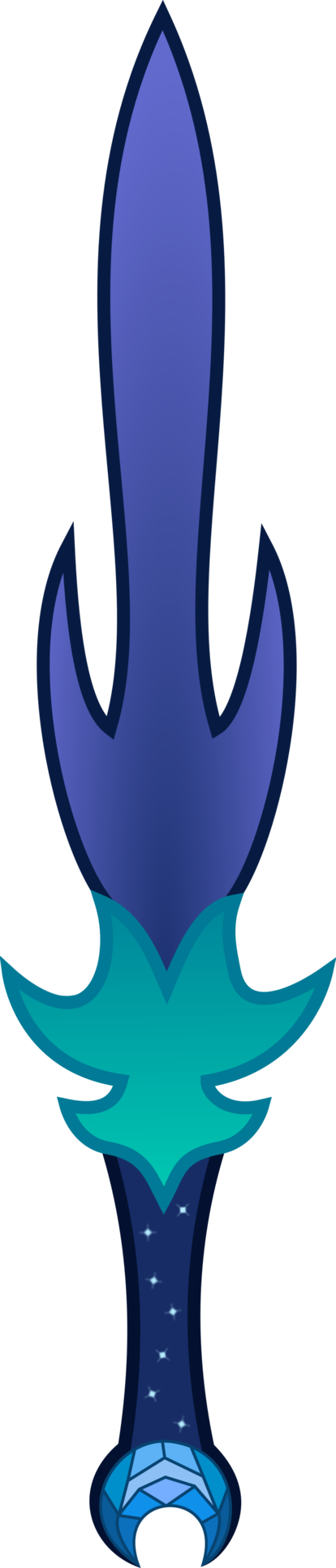 Luna Sword By Serenawyr On Deviantart - Luna Sword By Serenawyr On Deviantart (414x1931)