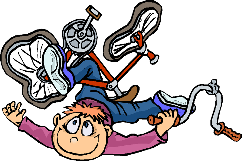 Club Cyclotourisme Vtt Arvernes Labro Chateaugay - Fall Off Bike Cartoon (800x535)