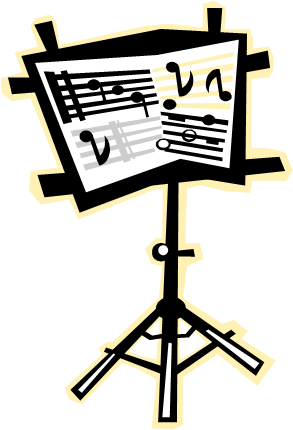 La Chorale Ste-cécile - Music Teacher Clip Art (298x439)