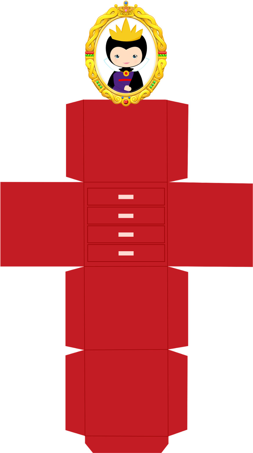 Penteadeira Bruxa M%c3%a1 - Caixa Penteadeira Branca De Neve (870x1600)