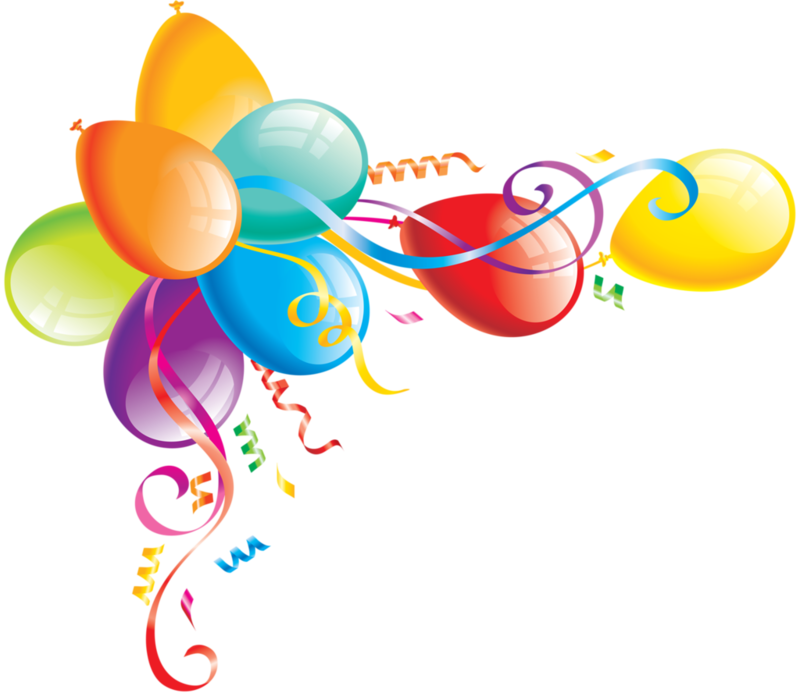 Images Nouvel An Clipart - Birthday Balloons Border Png (800x693)