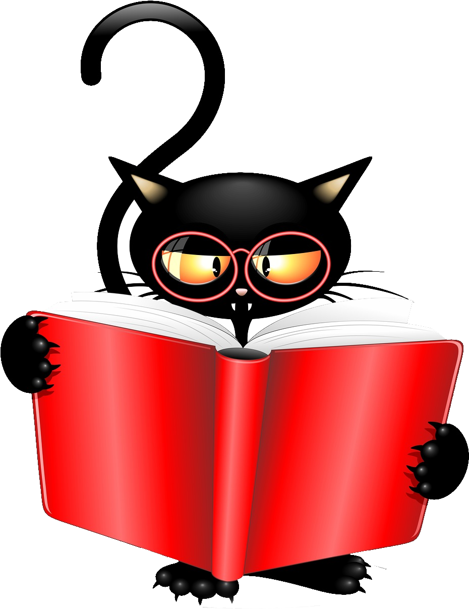Tubes Halloween Ecrire Un Nouvel Article - Black Cat Book Characters (1280x1280)