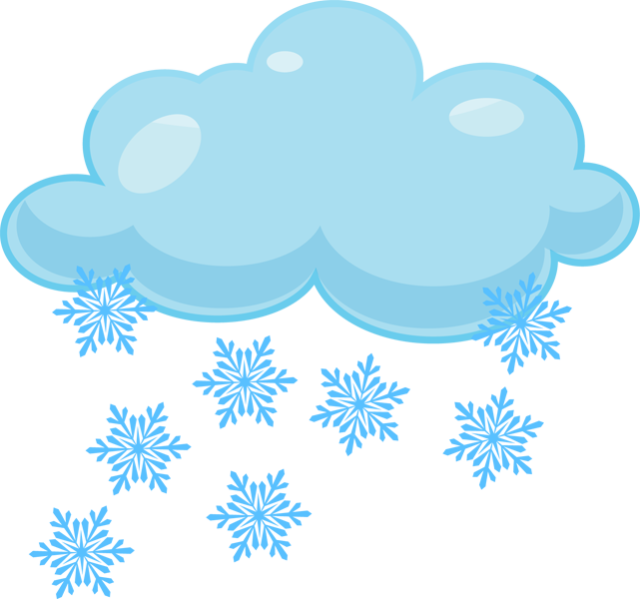 Snowy Weather Clipart - Snowy Clipart (640x599)