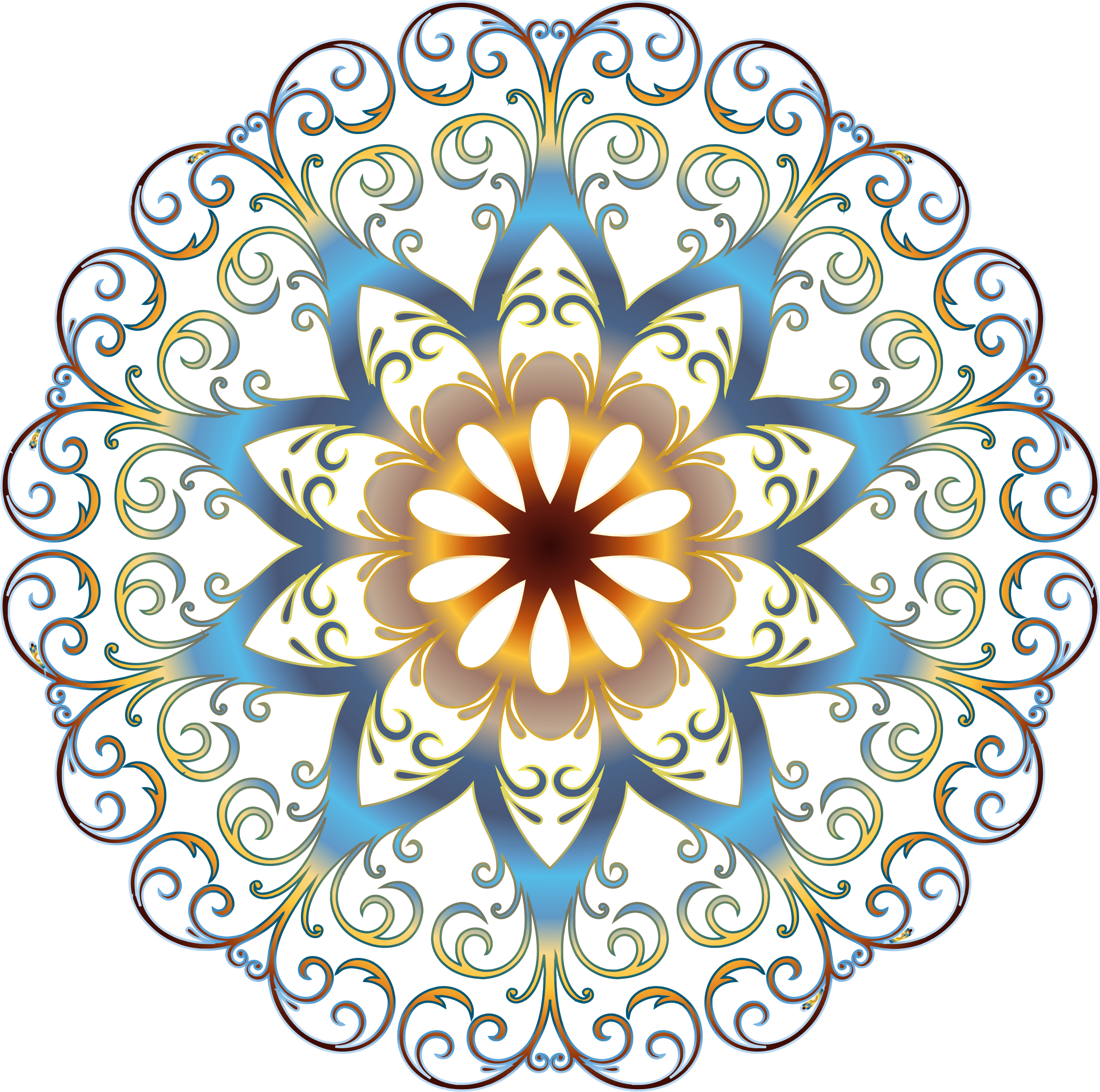 Big Image - Magic Day Mandala: Adult Coloring Book: 3 (2314x2296)
