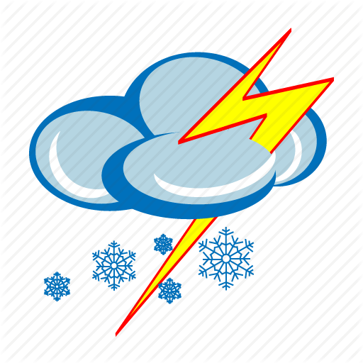 Forecast, Lightning, Snow, Snow Storm, Snowing, Weather, - San Jose State University (512x512)