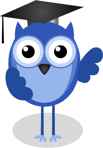 Online Homework System Owl - Teacher Owl On A Branch (339x486)