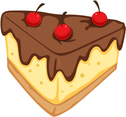 Soloveika Альбом «клипарт / Продукты / Торты, Пирожное» - Pedaço De Bolo Png (500x449)