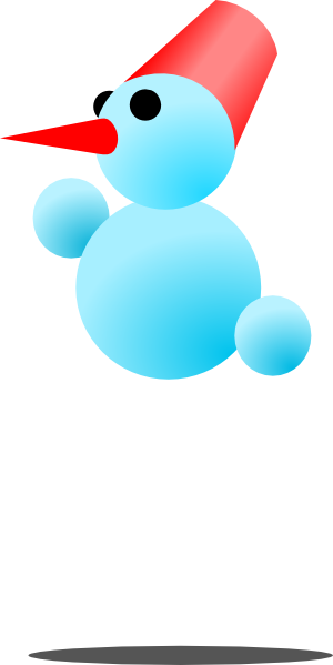 Snow Man No Body Clip Art At Clkercom Vector - Snowman (300x599)