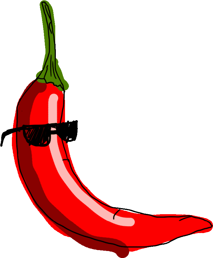 Red Hot Drawing - Chili Drawing Png (1000x1000)