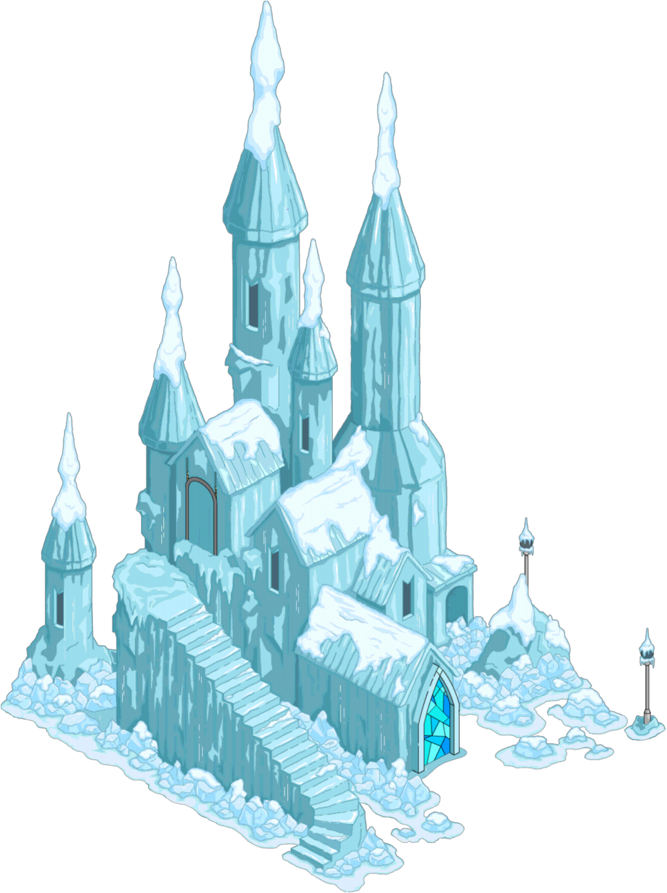 Should I Spend Donuts On The Ice Palace - Ice Palace Png (968x1296)