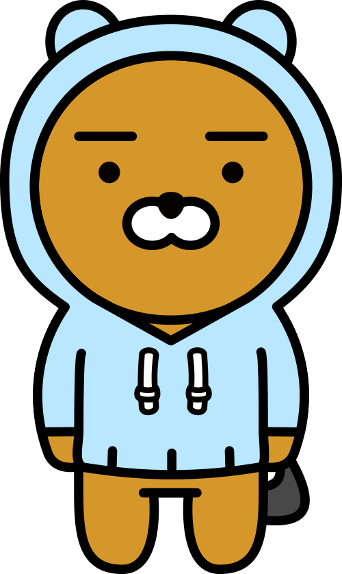 0번째 이미지 - Kakao Friends Ryan Png (500x838)