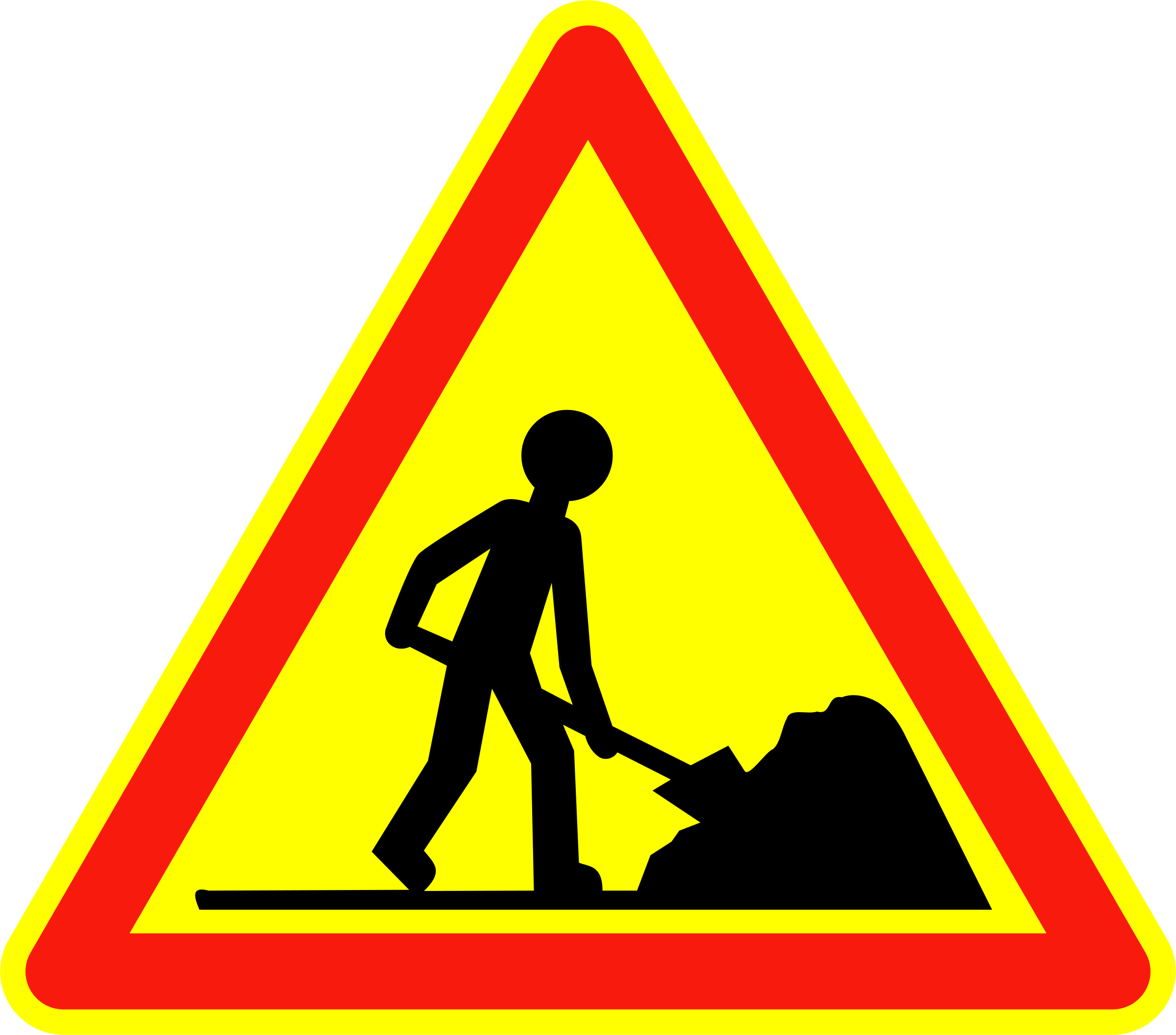 Travaux Route - Panneaux De Signalisation Temporaire (2400x2113)