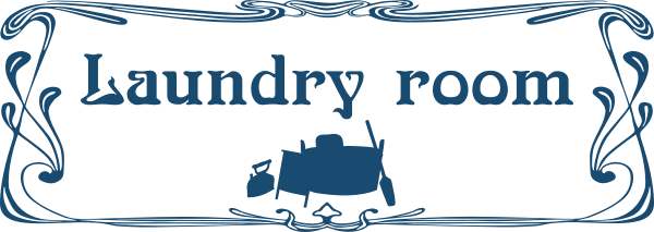 Laundry Room Door Sign Png Images - Laundry Room Free Clipart (600x213)