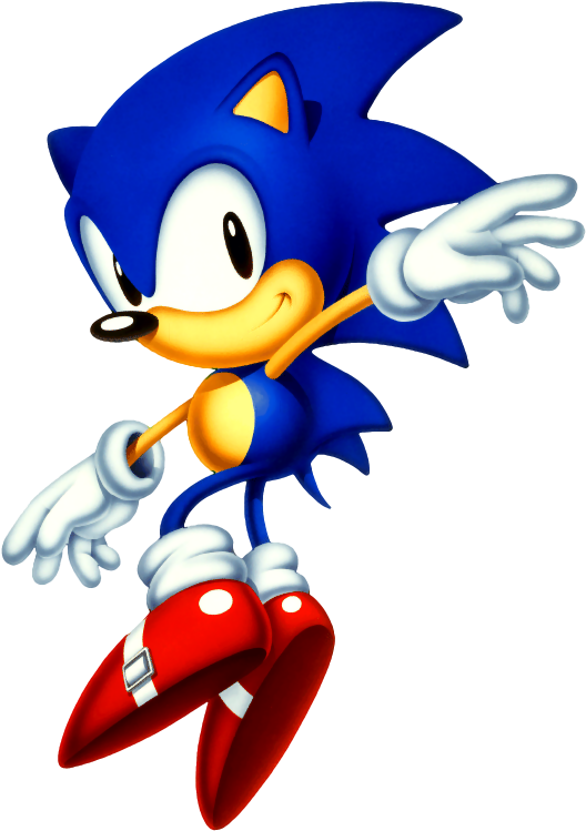 Le Je De L'automne - Sonic The Hedgehog 1 Sonic (540x768)