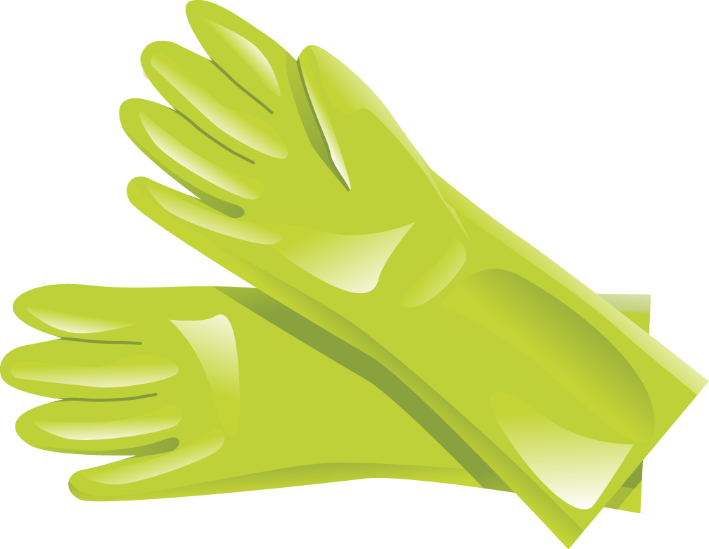 Gardening Gloves Clipart - Garden Gloves Clipart Png (1008x781)