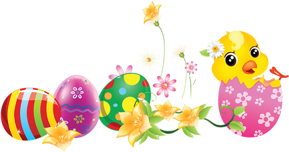 Des Oeufs De Pâques Colorés Gratuit Png Et Vecteur - Easter (640x640)