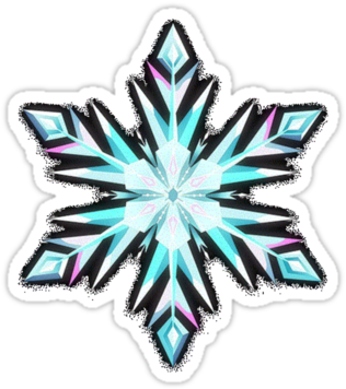 Frozen Snowflakes - Elsa's Snowflake Frozen (375x360)