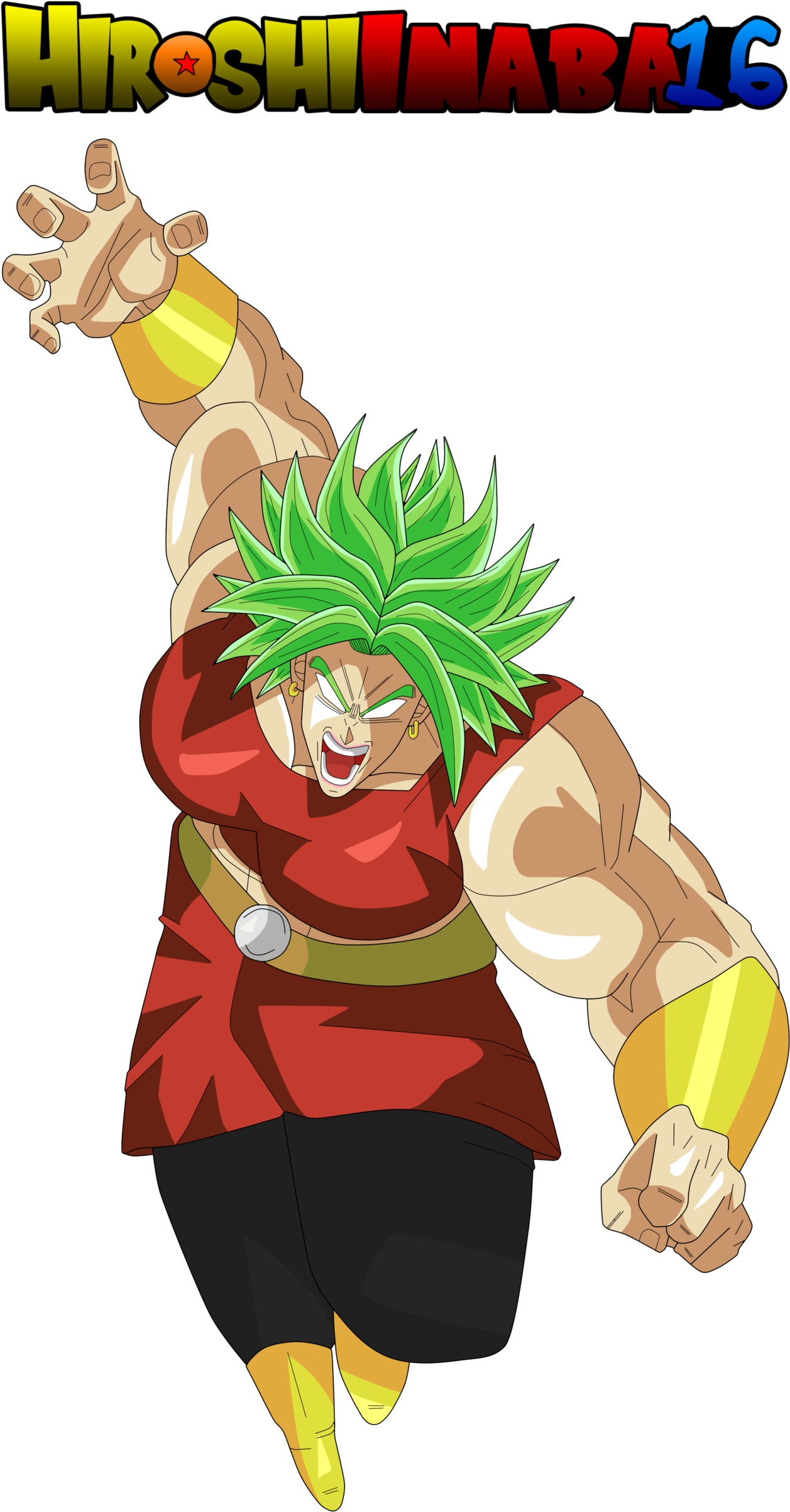 Broly Female By Hiroshiianabamodder On - Cartoon (1280x2510)