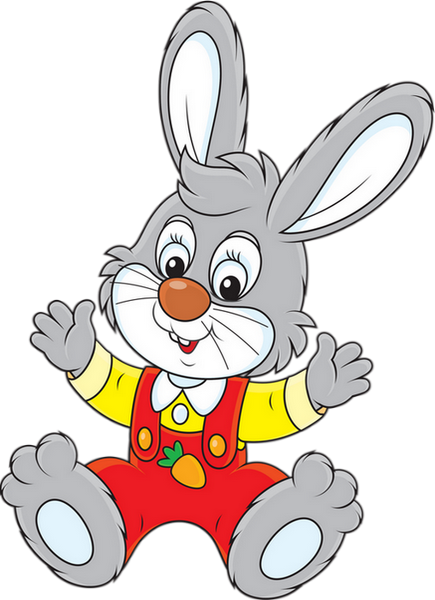 Lapin De Pâques Png, Dessin - Lapin De Paques Clipart (435x600)