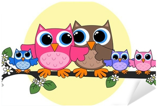 Free Owl Family (400x400)